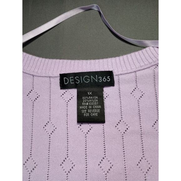 Design 365 Sweater Women's Size 1X - Picture 2 of 6